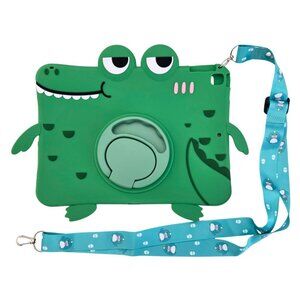 Kids iPad Air 3 / iPad Pro 10.5 Case Alligator Crocodile Shockproof Strap Cover